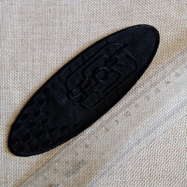 Нашивка Sport, 155х55 мм., чорна.