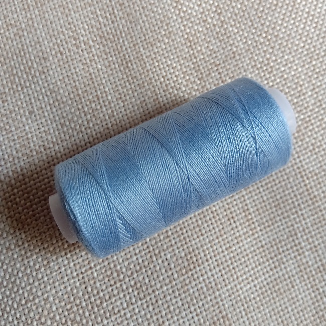 Нитка швейна Ninatex, 40/2 400 ярдів, блакитний, 319(1)
