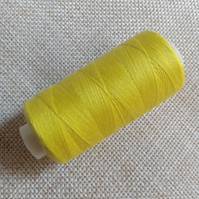 Нитка швейна Ninatex, 40/2 400 ярдів, жовтий 431.