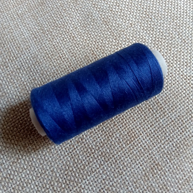 Нитка швейна Ninatex, 40/2 400 ярдів, синій, 254
