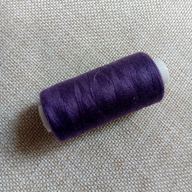 Нитка швейна Ninatex, 40/2 400 ярдів, фіолетовий 161.