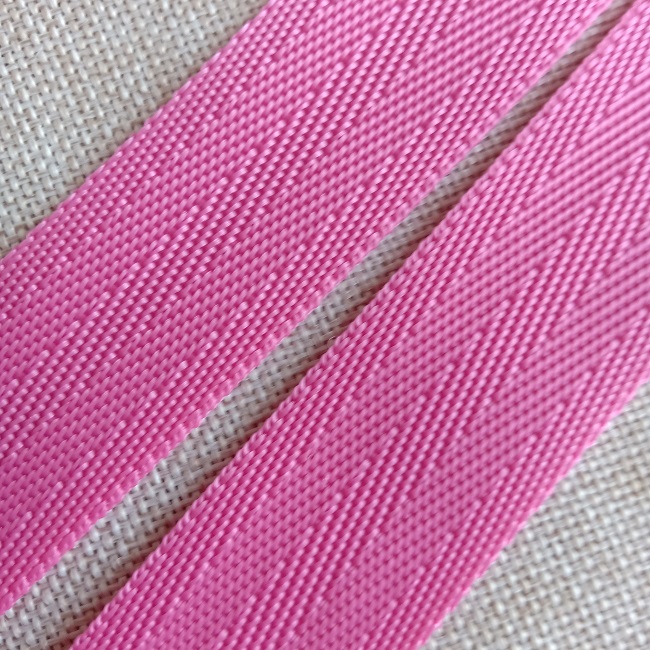 Стрічка ремінна Ялинка, поліпропілен, 30 мм., рожева.