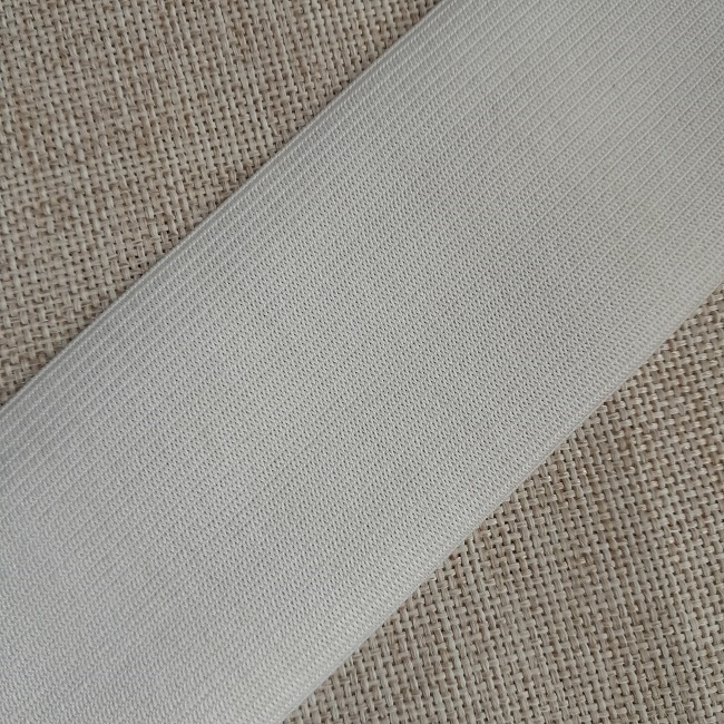 Резинка білизняна вязана, 55 мм., біла (полегшена).