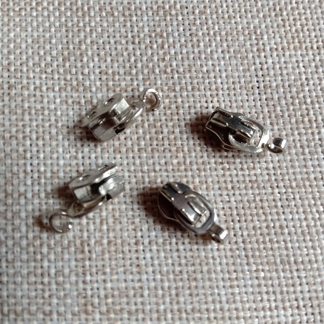 Бігунок спіраль, тип-3, нікель, тільки гачок. | Інтернет-магазин «Tesemka»