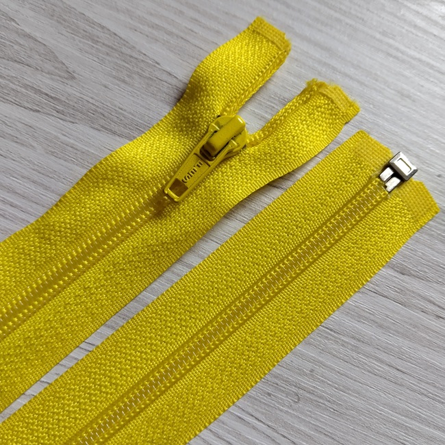 Блискавка спіральна, тип-5, 60 см, жовтий