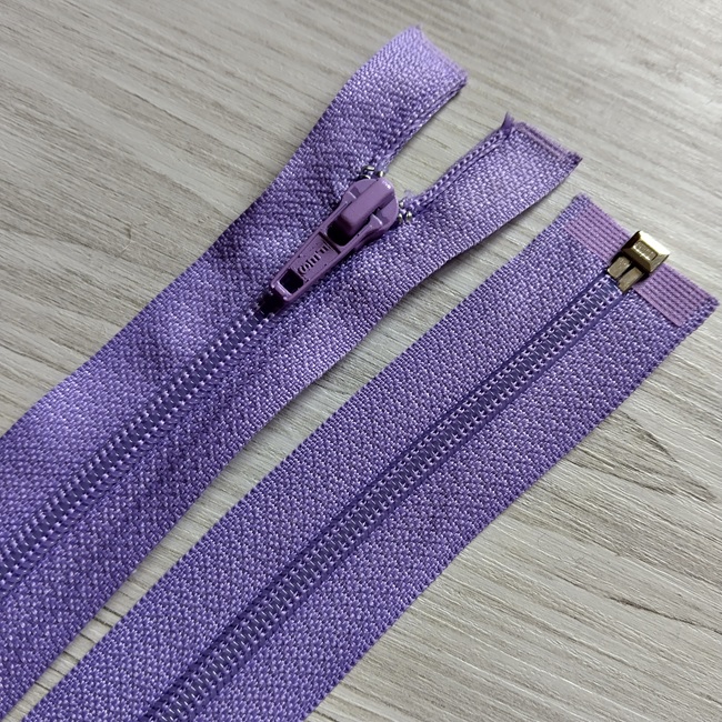 Блискавка спіральна, тип-5, 60 см, бузковий