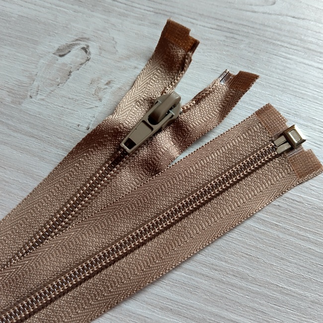 Блискавка спіральна, тип-5, 40 см, бежевий