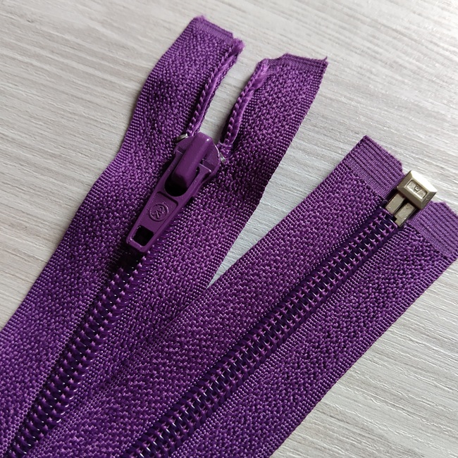 Блискавка спіральна, тип-5, 40 см, фіолетовий