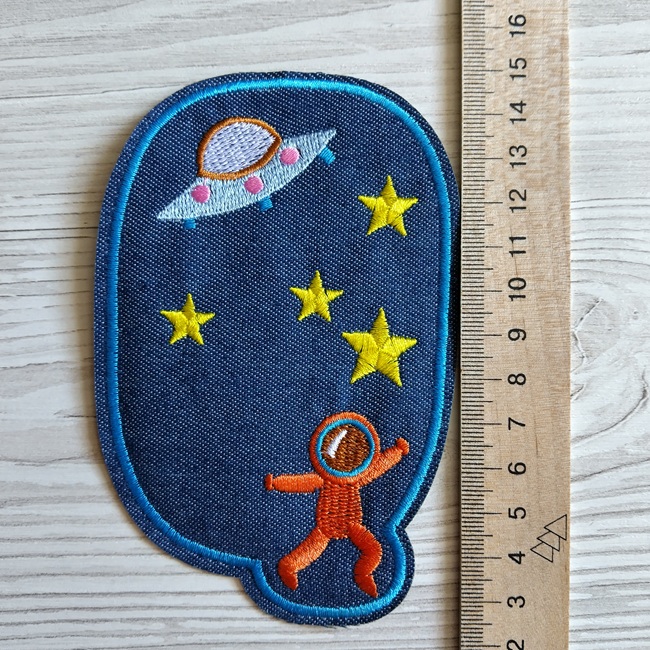 Нашивка Космос, 125х82 мм