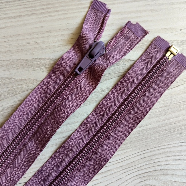 Блискавка спіральна, тип-5, 50 см, бузково-сірий (2)