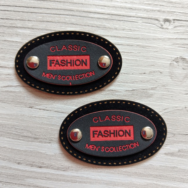 Лейба нашивка Fashion 43х26 мм