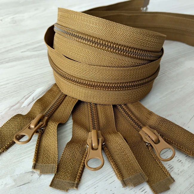 Блискавка спіральна, тип-7, 80 см, 1 біг., койот (494)