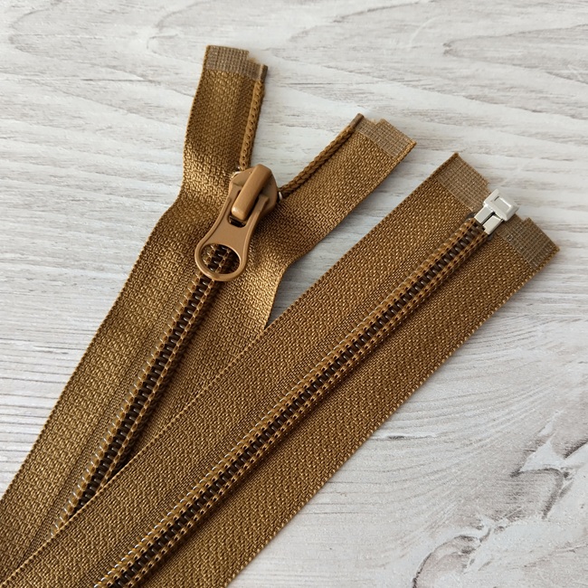 Блискавка спіральна, тип-7, 80 см, 1 біг., койот (494)