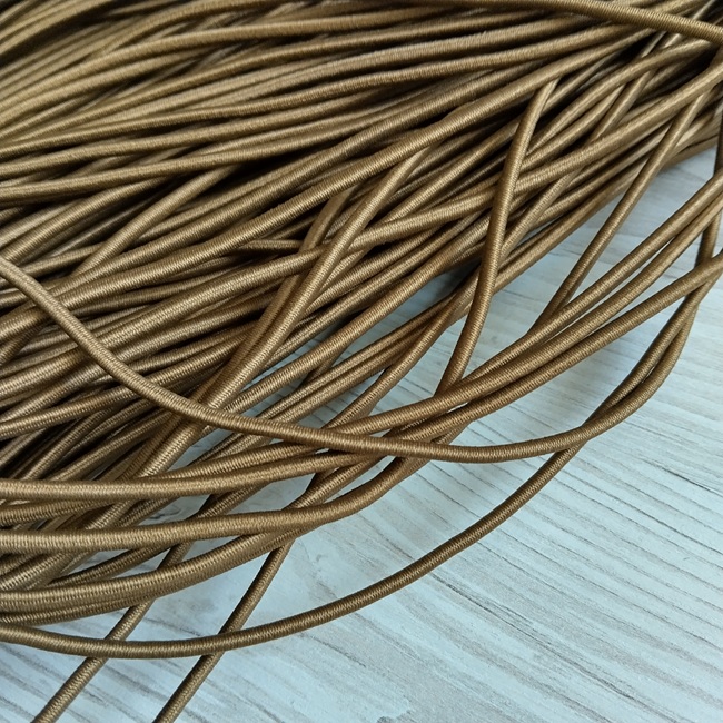 Резинка-канат, 3 мм, койот