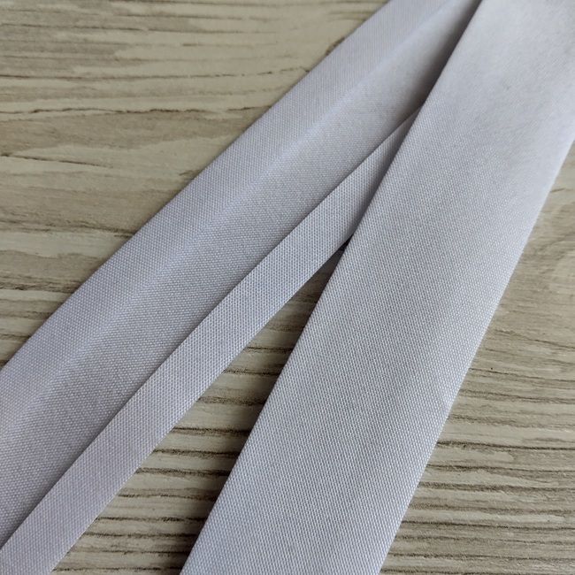 Коса бейка бавовна, 30 мм, біла 27 МЕТРІВ