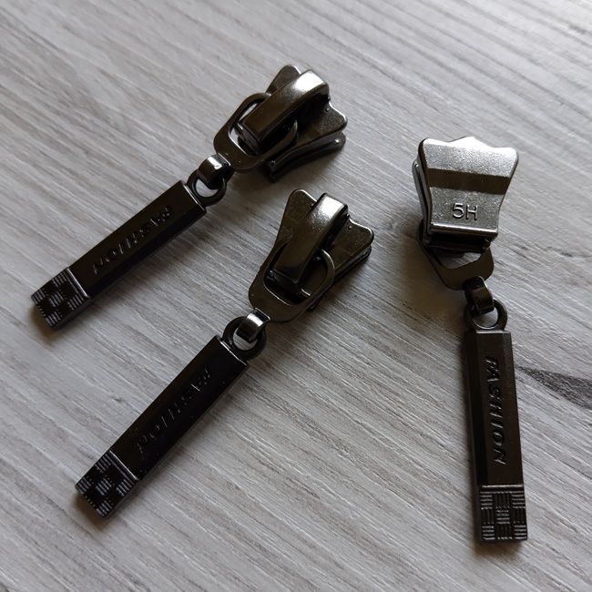 Бігунок трактор, тип-5, Фешн, з фіксатором,  темний нікель**