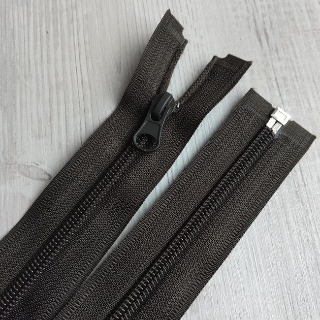 Блискавка спіральна, тип-5, 1 бігуонк, 80 см, хакі (328)