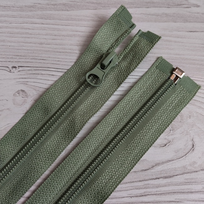 Блискавка спіральна, тип-5, 80 см, оливковий (464)