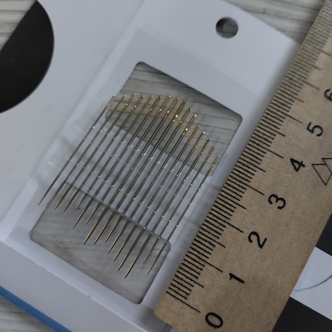 Голки для ручного шиття Золоте вушко, 16 шт. (Польща)