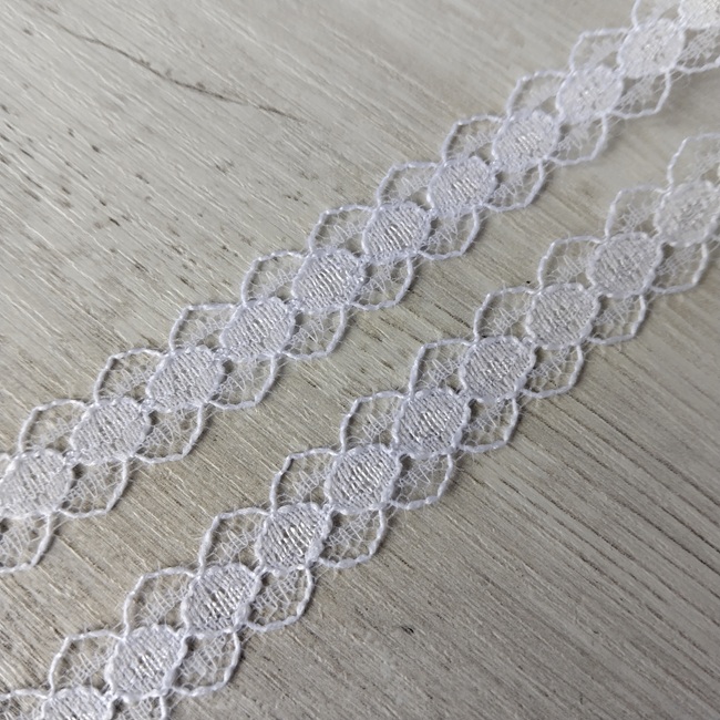 Мереживо 15 мм, біле (140)