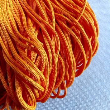 Шнур круглый, 5 мм., оранжевый.