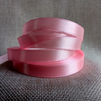 Атласная лента 12 мм., розовый.