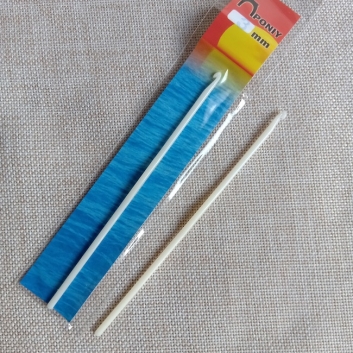 Крючок для вязания PONIY пластмас., 3 мм. (14 см.)