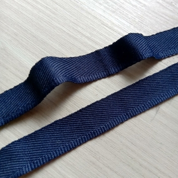 Тасьма брючна,17 мм., темно-синій (Польща).
