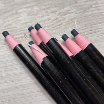 Крейда олівець з ниткою чорний.