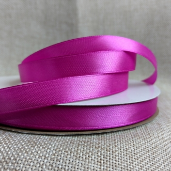 Атласна стрічка 12 мм, рожева (95)