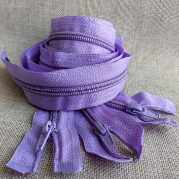 Блискавка спіральна, тип-5, 80 см, бузковий (166)