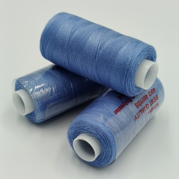 Нитка швейна Ninatex, 40/2 400 ярдів, блакитний, 264