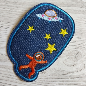 Нашивка Космос, 125х82 мм