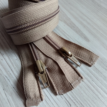Блискавка спіральна, тип-5, 55 см, бежевий (699)