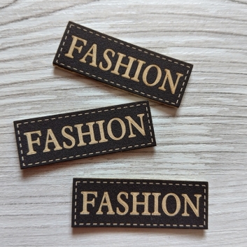 Лейба нашивка FASHION 42х15 мм