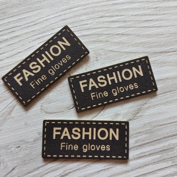 Лейба нашивка Fashion 40х17 мм