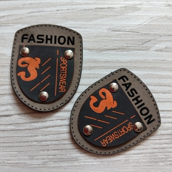 Лейба нашивка Fashion 45х35 мм