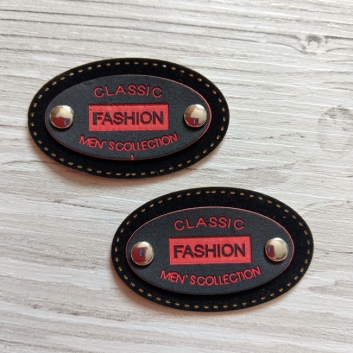 Лейба нашивка Fashion 43х26 мм