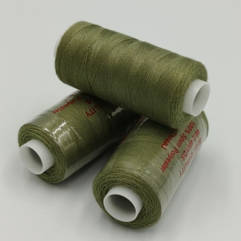 Нитка швейна Ninatex, 40/2 400 ярдів, оливковий 477