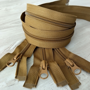 Блискавка спіральна, тип-7, 80 см, 1 біг., койот (494)