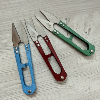 Ножиці для обрізки ниток 11 см, кольорові