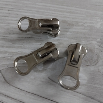 Бігунок трактор, тип-5, Велике вухо, з фіксатором,  нікель**