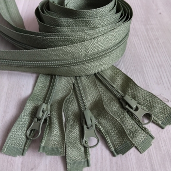 Блискавка спіральна, тип-5, 80 см, оливковий (464)