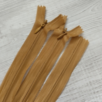 Блискавка потайна, 18 см., тип-3, гірчичний (506)