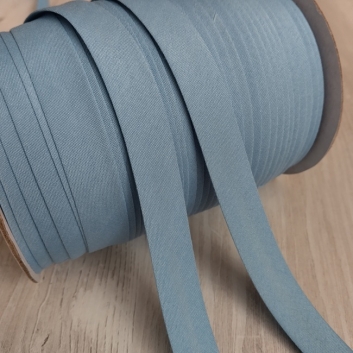 Коса бейка бавовна, 15 мм, світло-блакитний (82)