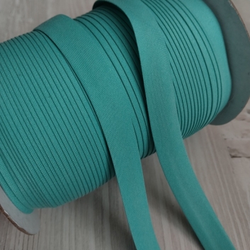 Коса бейка бавовна, 15 мм, бірюзовий (84)