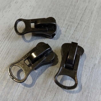 Бігунок трактор, тип-8,  Велике вухо, темний нікель*