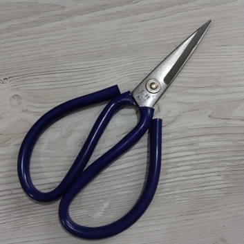 Ножиці з круглими ручками, 160 мм, сині