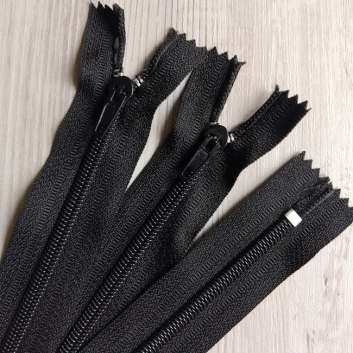 Блискавка брючна, 18 см, тип-4, чорний (322)*