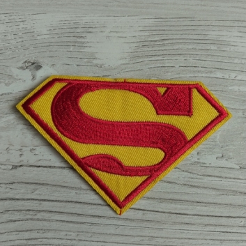 Нашивка клейова Супермен, 100х65 мм